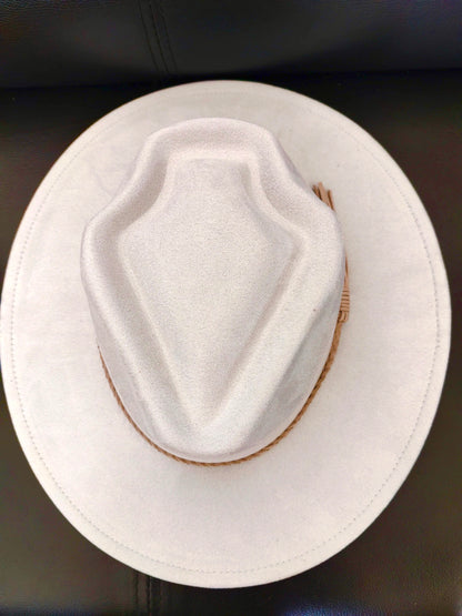 Arrowhead widebrim Vegan Fedora Hat