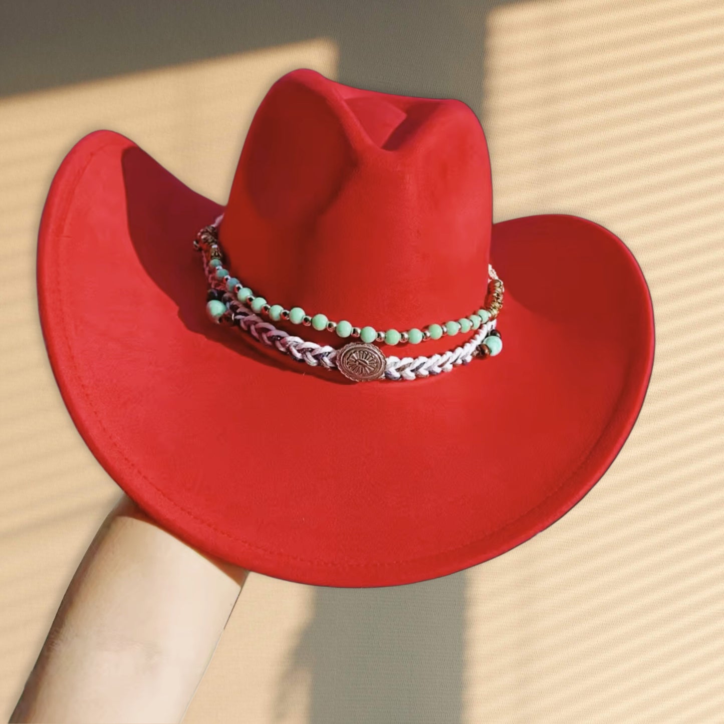 Never lose premium Suede Cowboy Hat