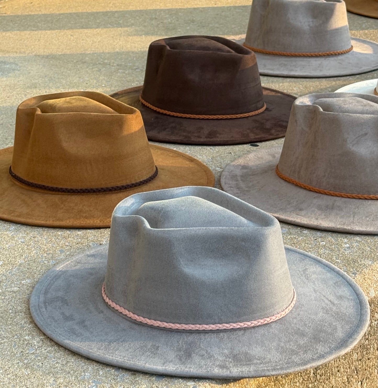 Arrowhead widebrim Vegan Fedora Hat