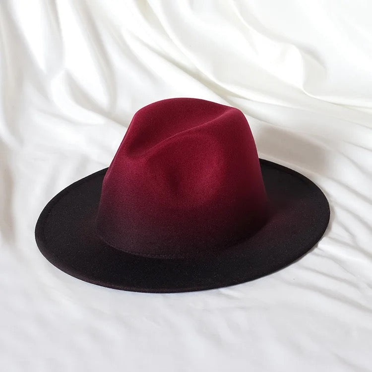 Gradient Fedora  Hat(no chain)