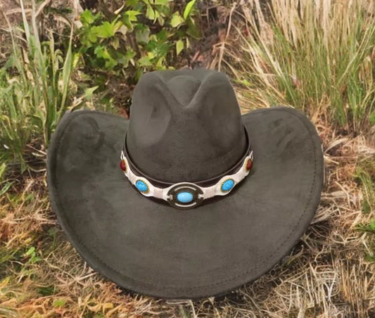 Eclipse premium Suede Cowboy Hat - Accessorizmee