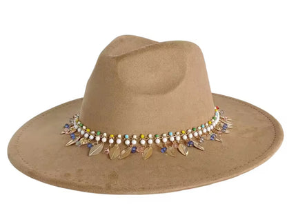 Infinity Suede Wide Brim Fedora