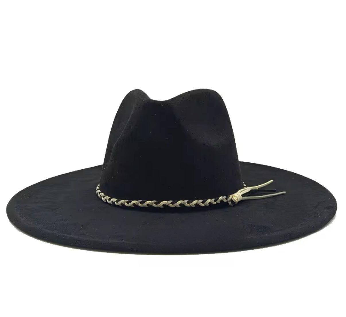 Vegan Suede Classic Wide Brim-Style Hat – Unisex ,Adjustable & Stylish Suitable for Pyrography, Laser Engraving
