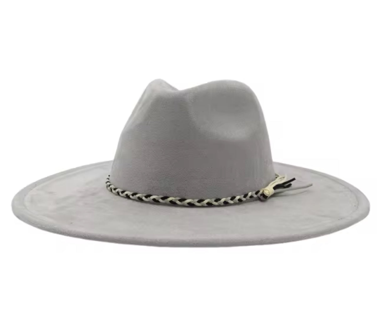 Vegan Suede Classic Wide Brim-Style Hat – Unisex ,Adjustable & Stylish Suitable for Pyrography, Laser Engraving
