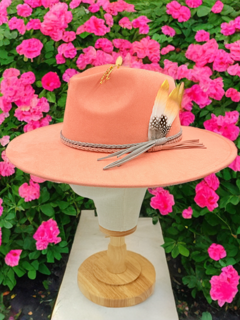 Luxury Fedora Hat -Melonburst
