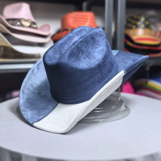 Patchland Suede Cowboy Hat - Accessorizmee