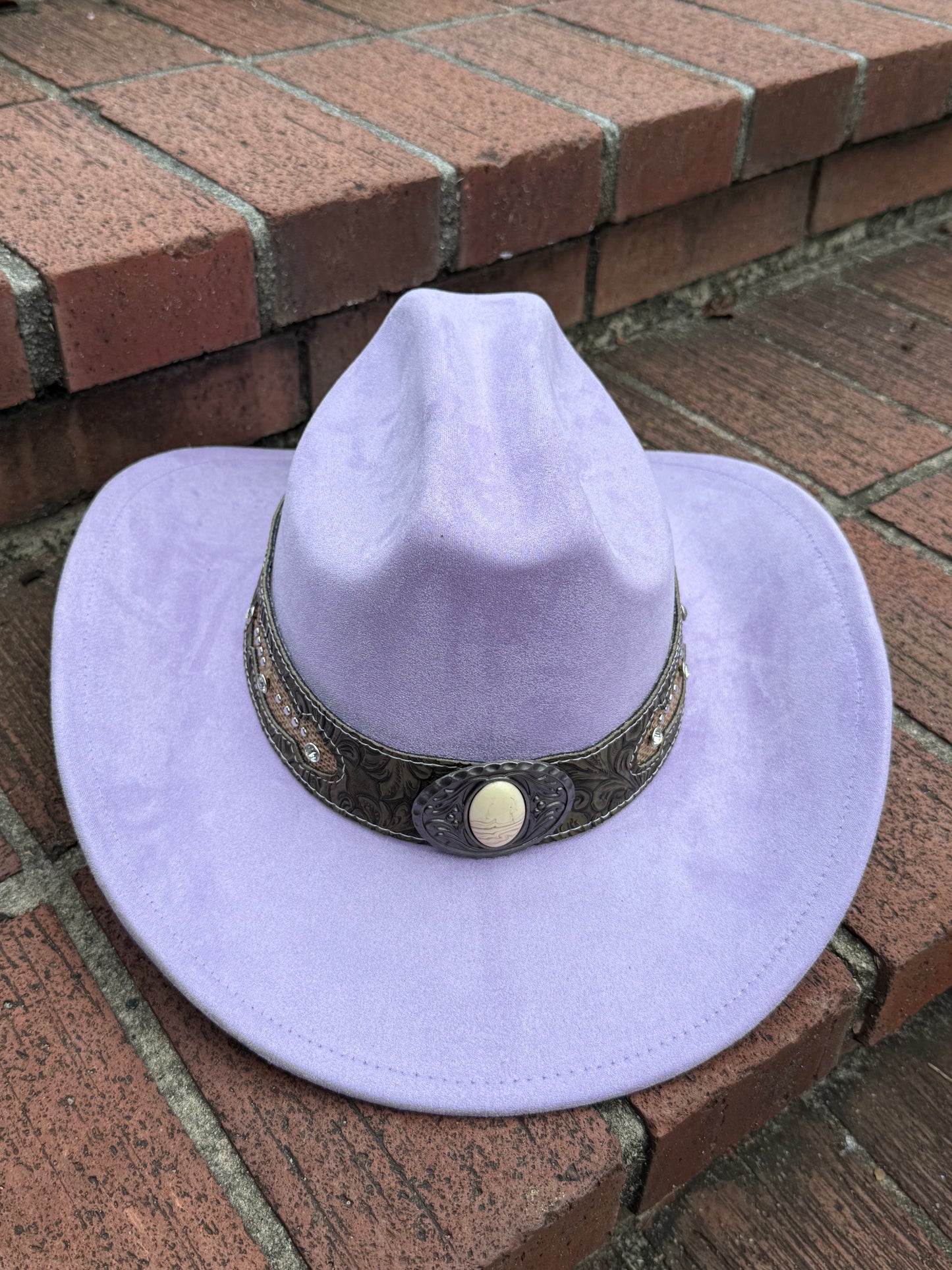 Premium Suede Cowboy Hat - Depths Design,  Unisex ,Adjustable & Stylish Suitable for Pyrography, Laser Engraving