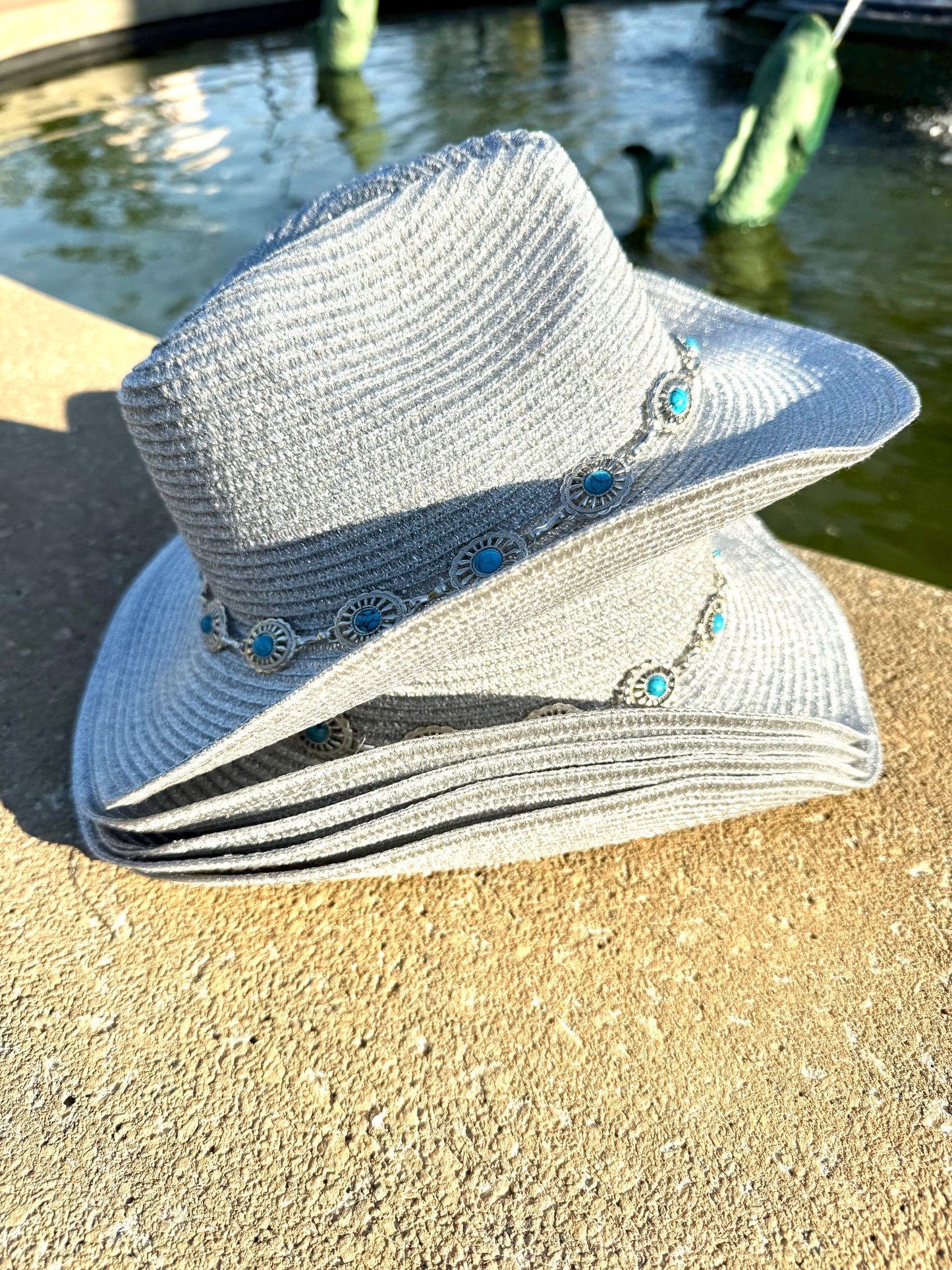 Cowboy straw Hat  - Silverbliss