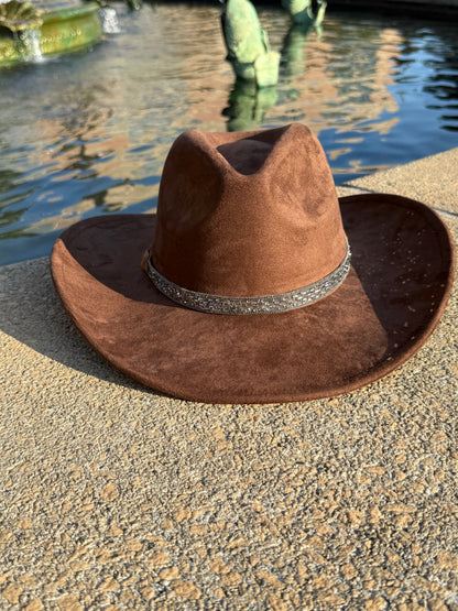 Night Rise Suede Cowboy Hat
