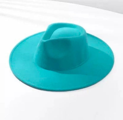 Wide Brim Fedora Hat - Stylish Hat with Wide Brim for Versatile Wear - Accessorizmee