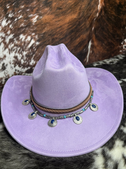 Premium Medallion Suede Cowboy Hat