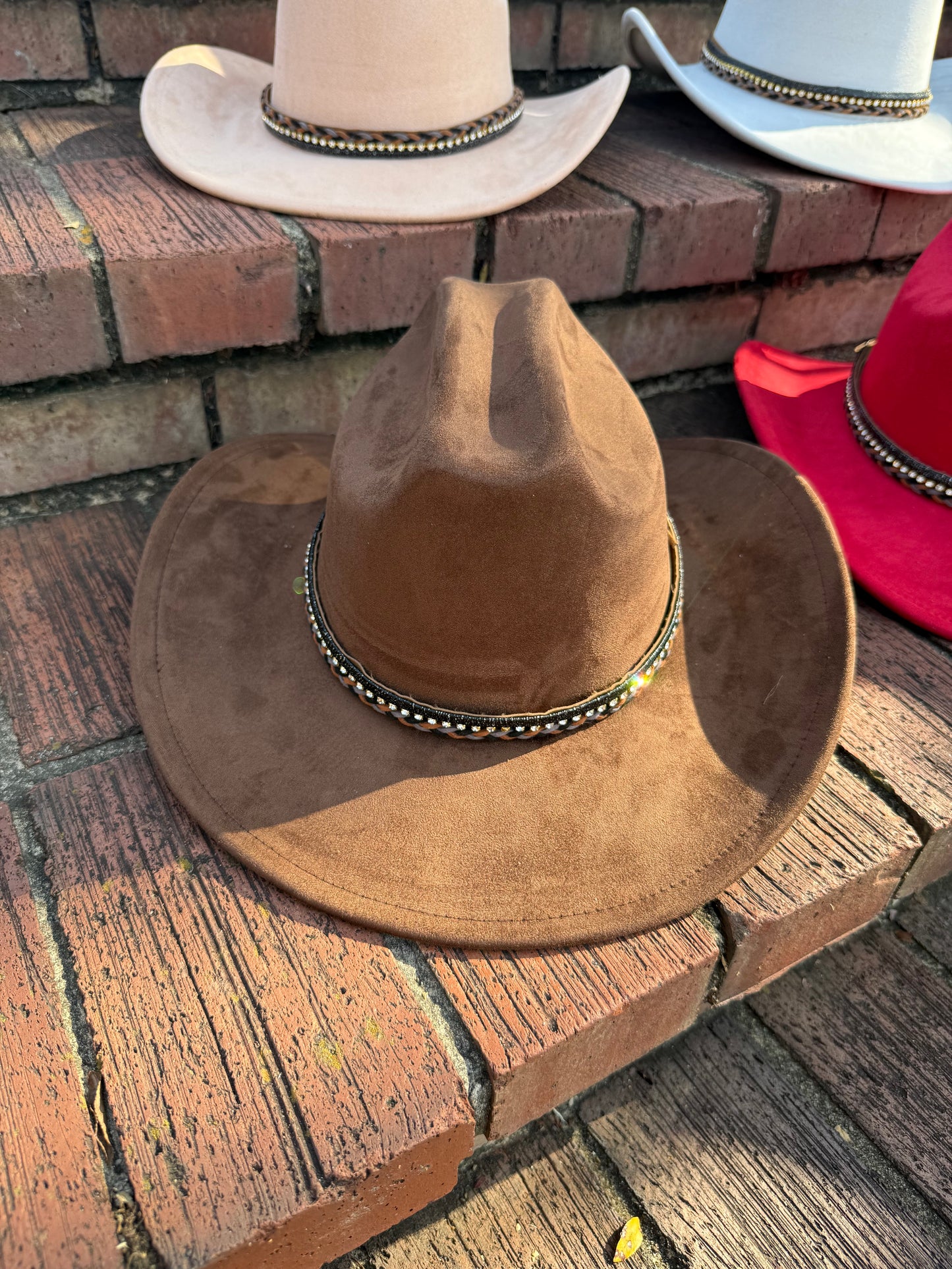 Premium Retro Suede pinched Cowboy Hat