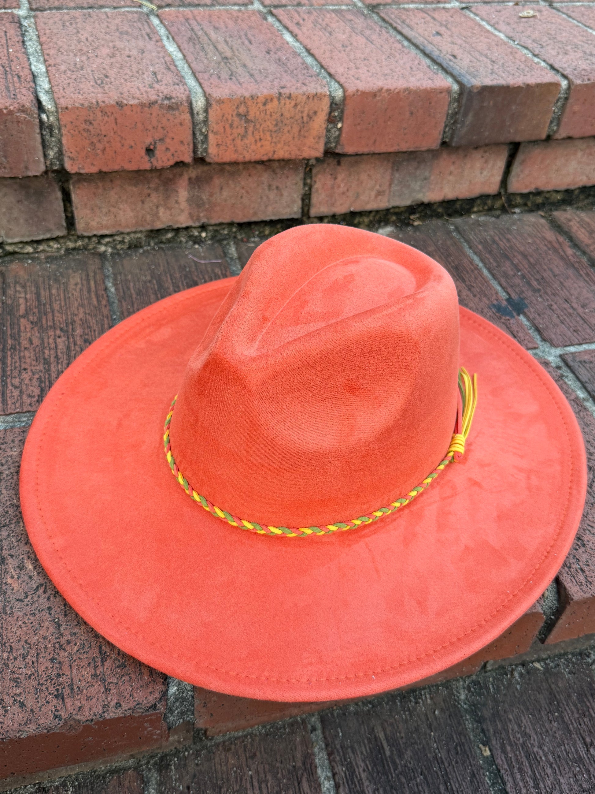 Vegan Suede Classic Wide Brim-Style Hat – Unisex ,Adjustable & Stylish Suitable for Pyrography, Laser Engraving - Accessorizmee