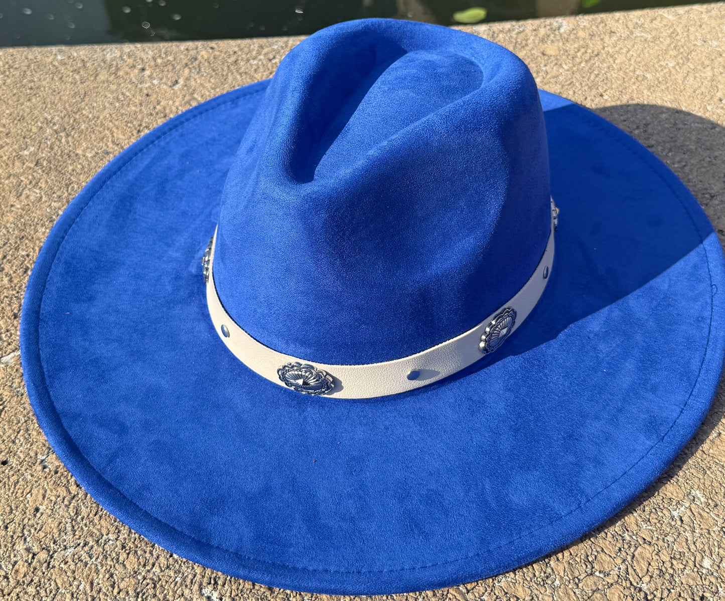 Flare Suede Wide Brim Fedora