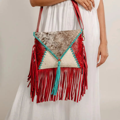 Authentic Leather Bohemian purse