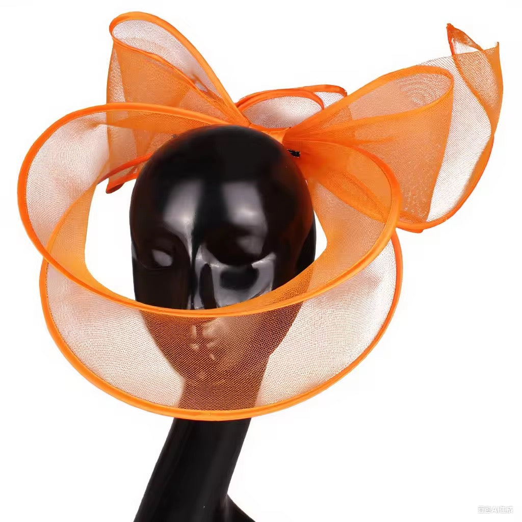 Fascinator Wedding Pillbox Hat Women Elegant Fascinator Hats Hair Clip Church Ladies Party Headpiece Headwear