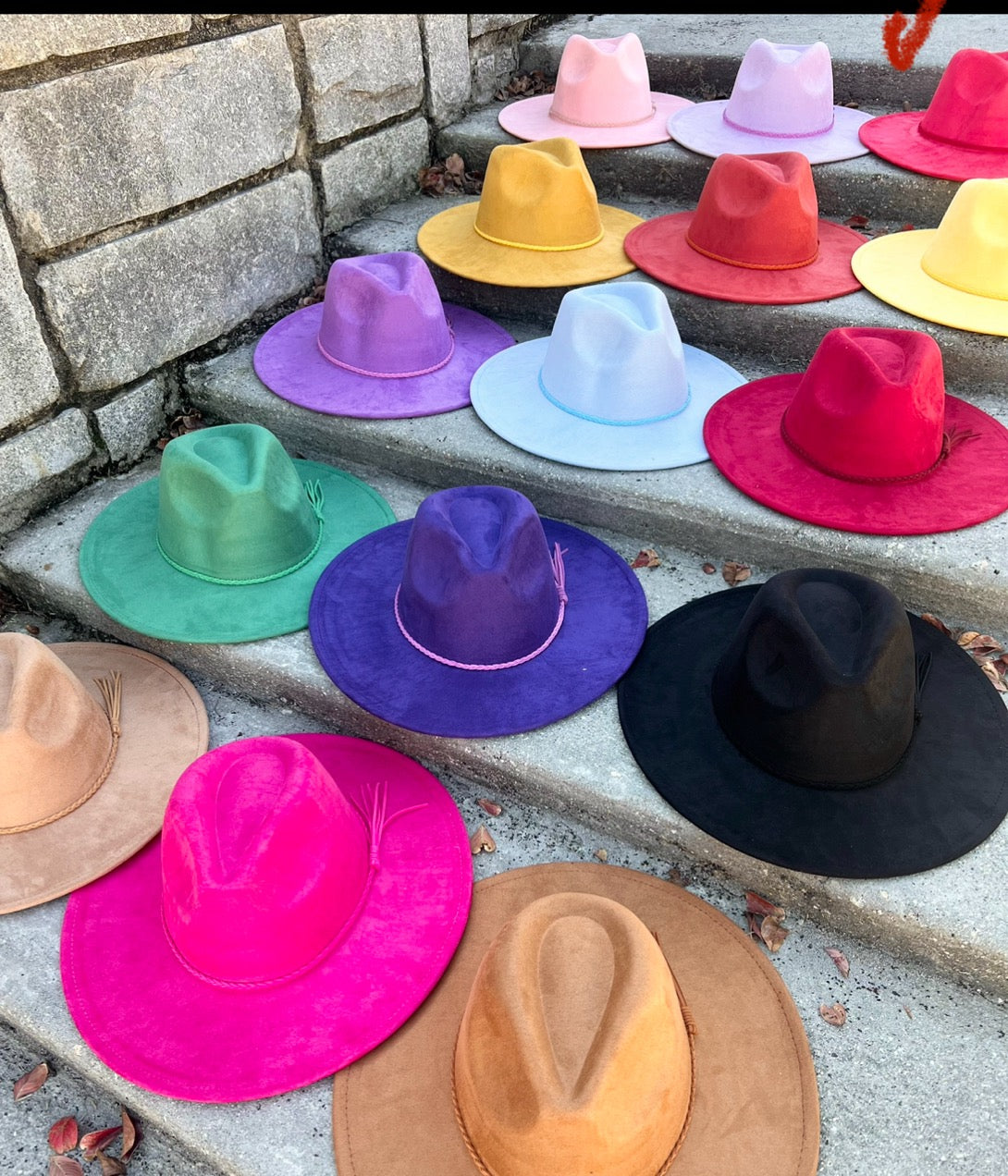 Raw diamond lux wide brim Fedora-purple