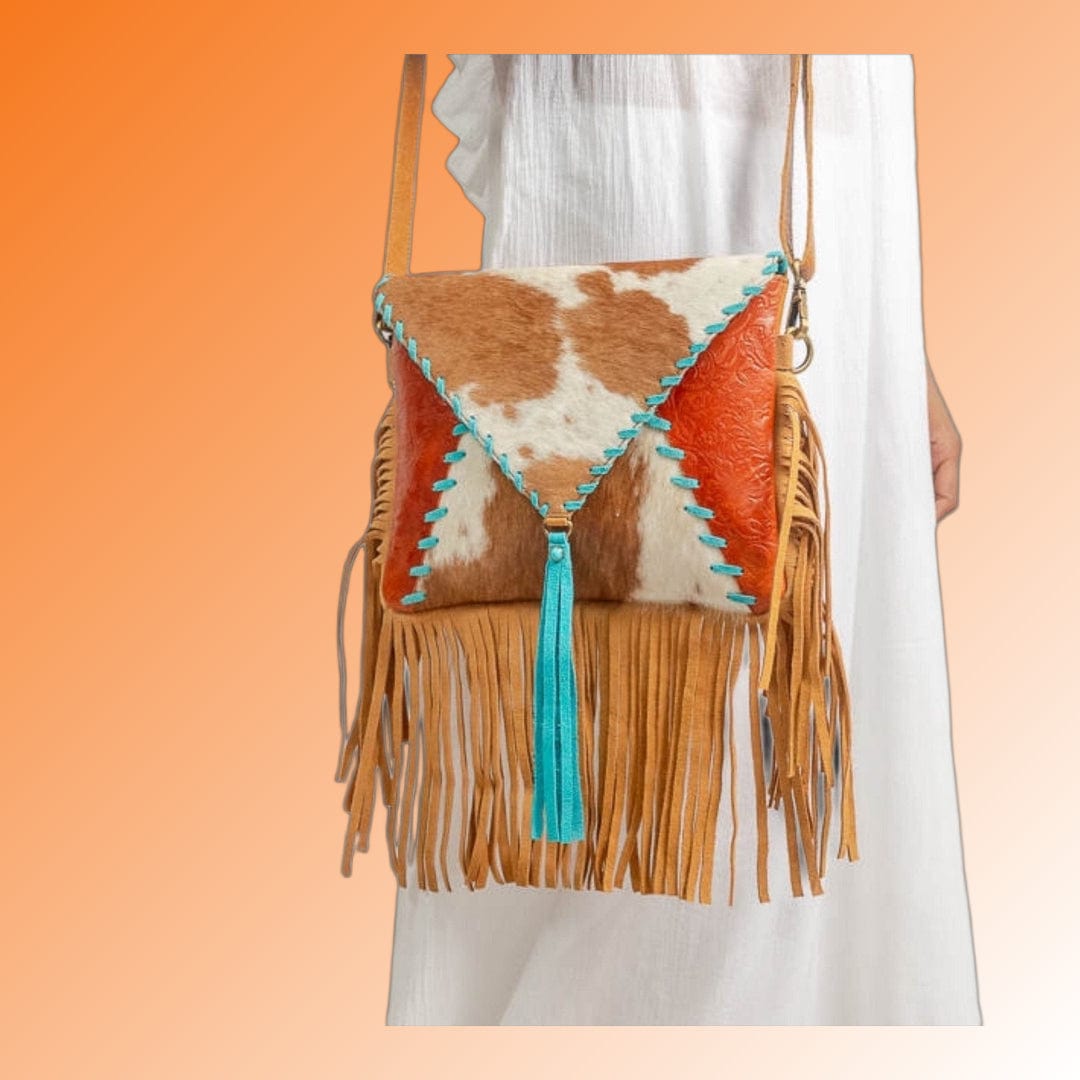 Authentic Leather Bohemian purse - Accessorizmee