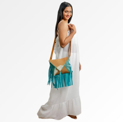 Authentic Leather Bohemian purse - Accessorizmee