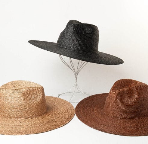 Accessorizmee Bossed Brim Luxury Straw Fedora Hat
