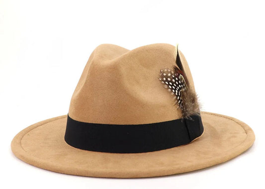 Classic lux Suede Fedora - Accessorizmee