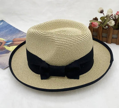 Debonair Straw Fedora - Accessorizmee