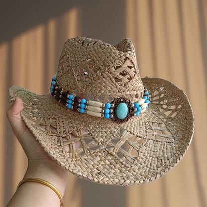Depths Country Straw hat-khaki - Accessorizmee