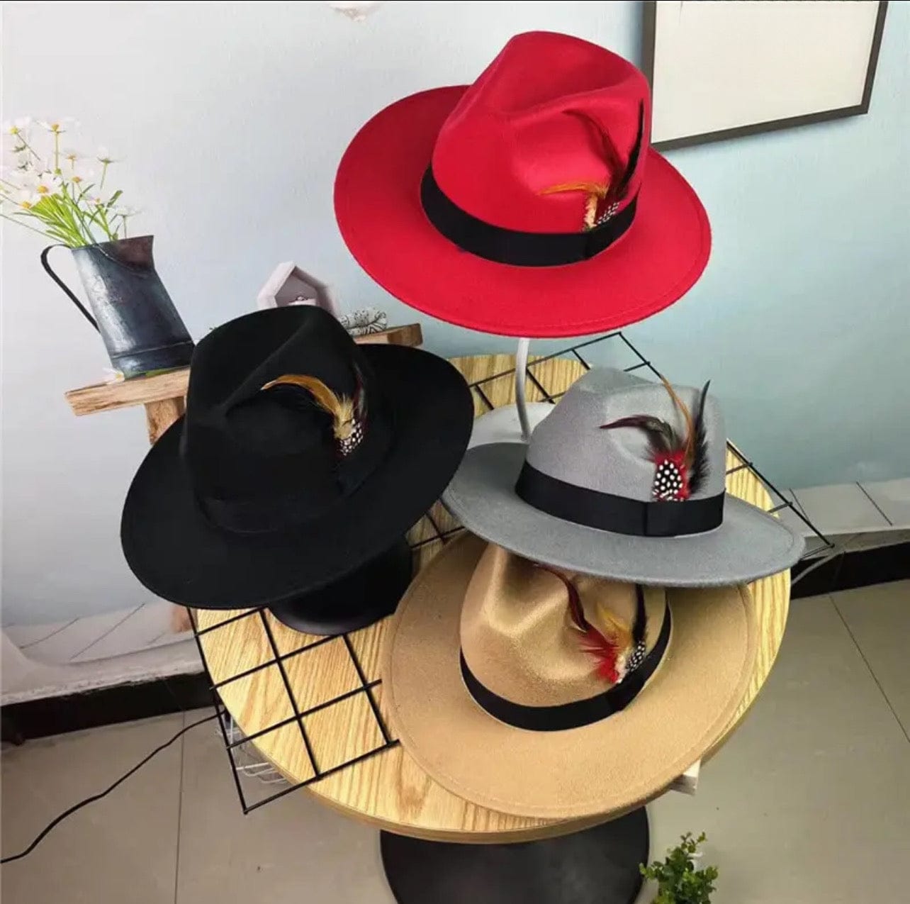 Feathered Fedora - Accessorizmee