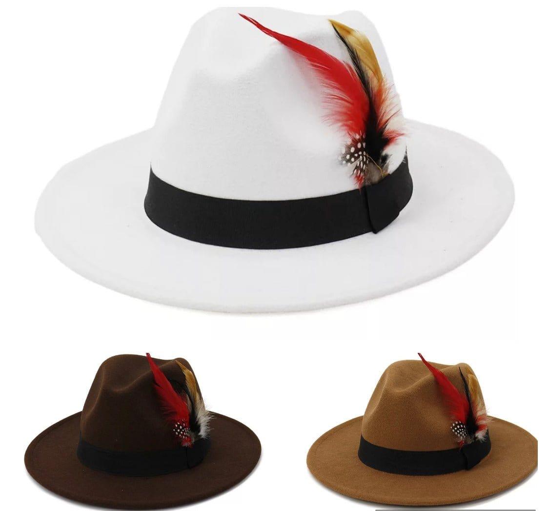 Feathered Fedora - Accessorizmee