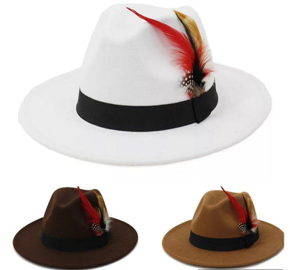 Feathered Fedora - Accessorizmee