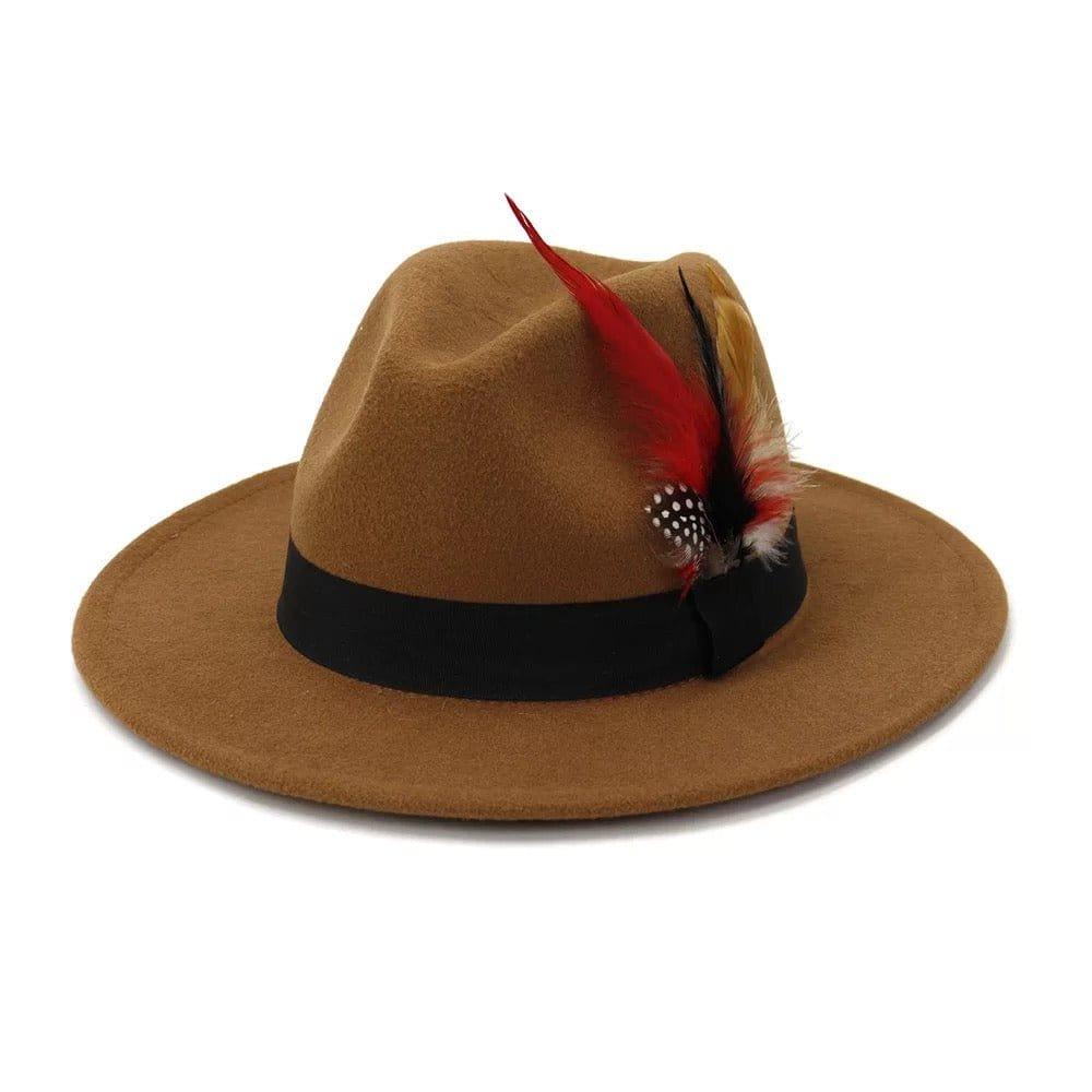 Feathered Fedora - Accessorizmee