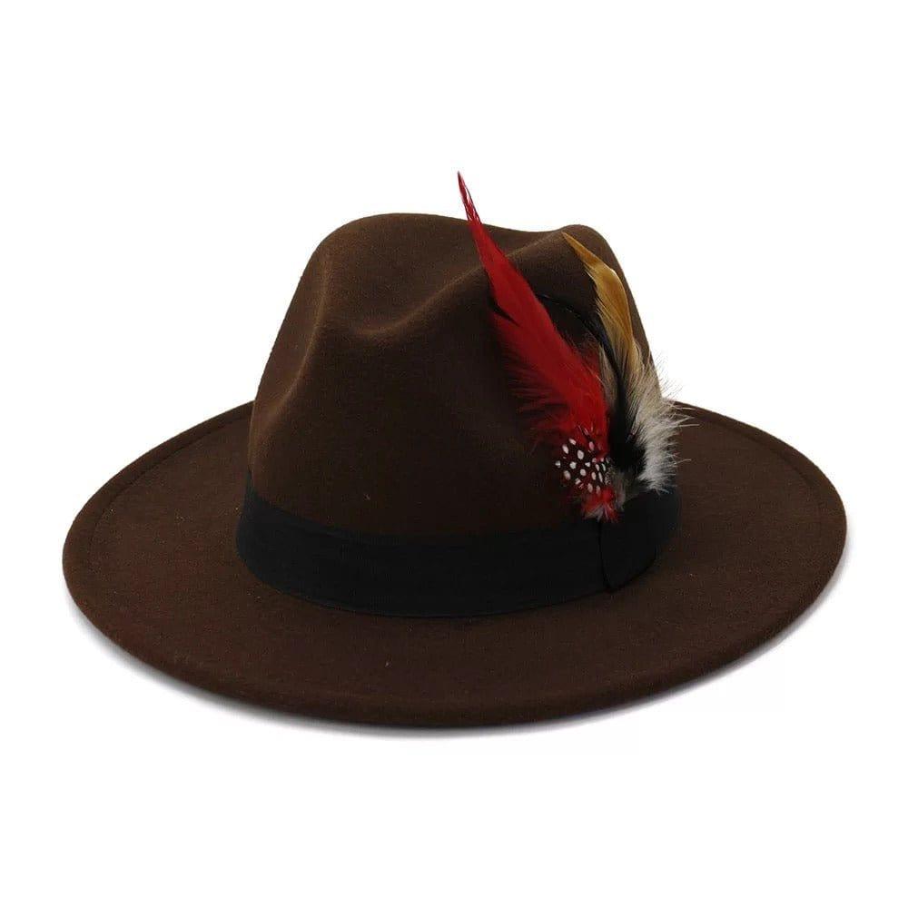 Feathered Fedora - Accessorizmee