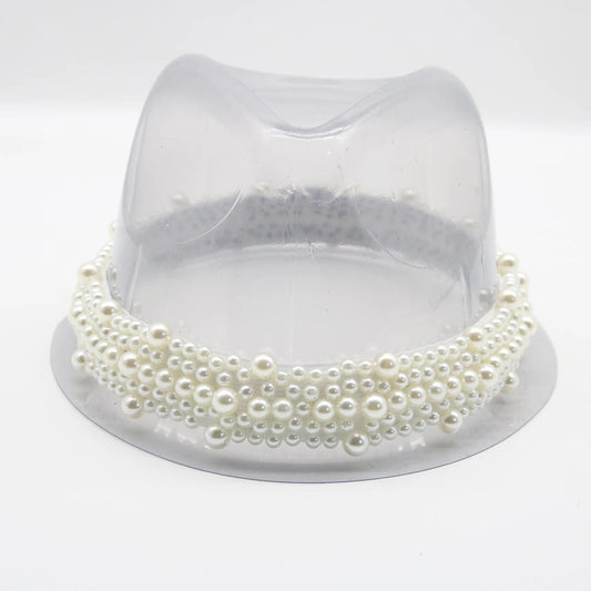 Fedora Elastic Pearl Band - Accessorizmee