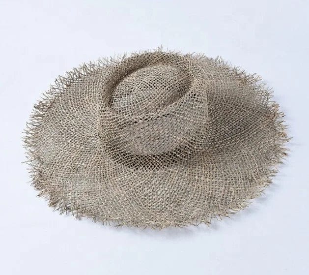 Floored Straw hat-khaki - Accessorizmee