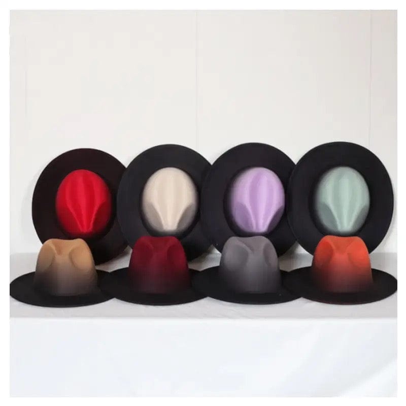 Gradient Fedora with chain - Accessorizmee