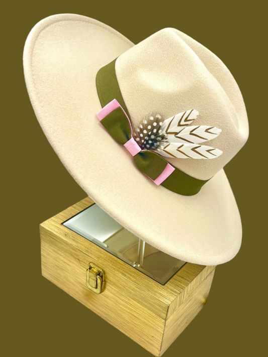 Luxury Fedora -Shortcake - Accessorizmee