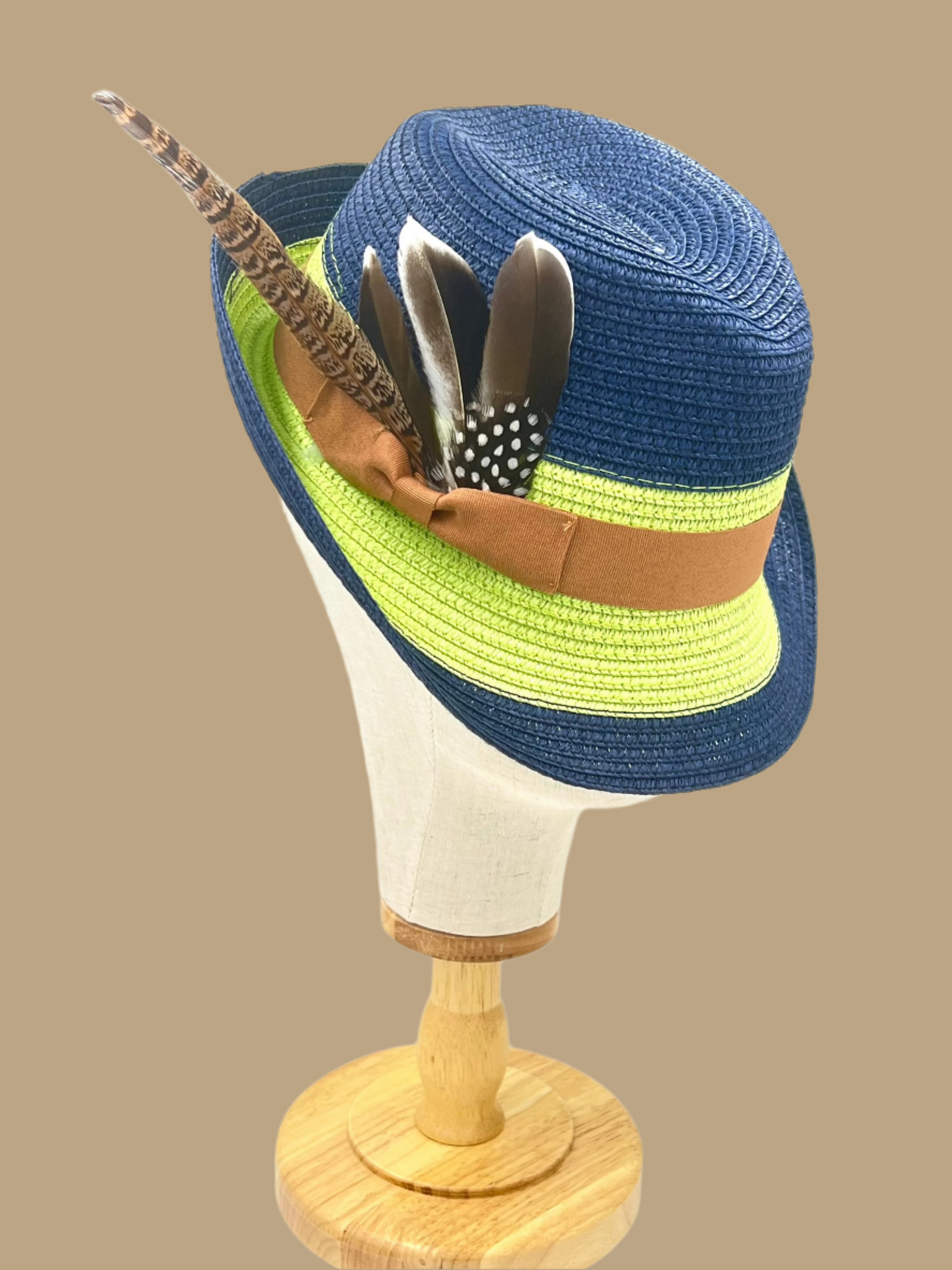 Luxury Jazz Fedora-lime - Accessorizmee