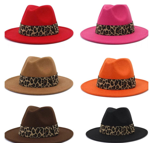 Leopard Fedora - Accessorizmee