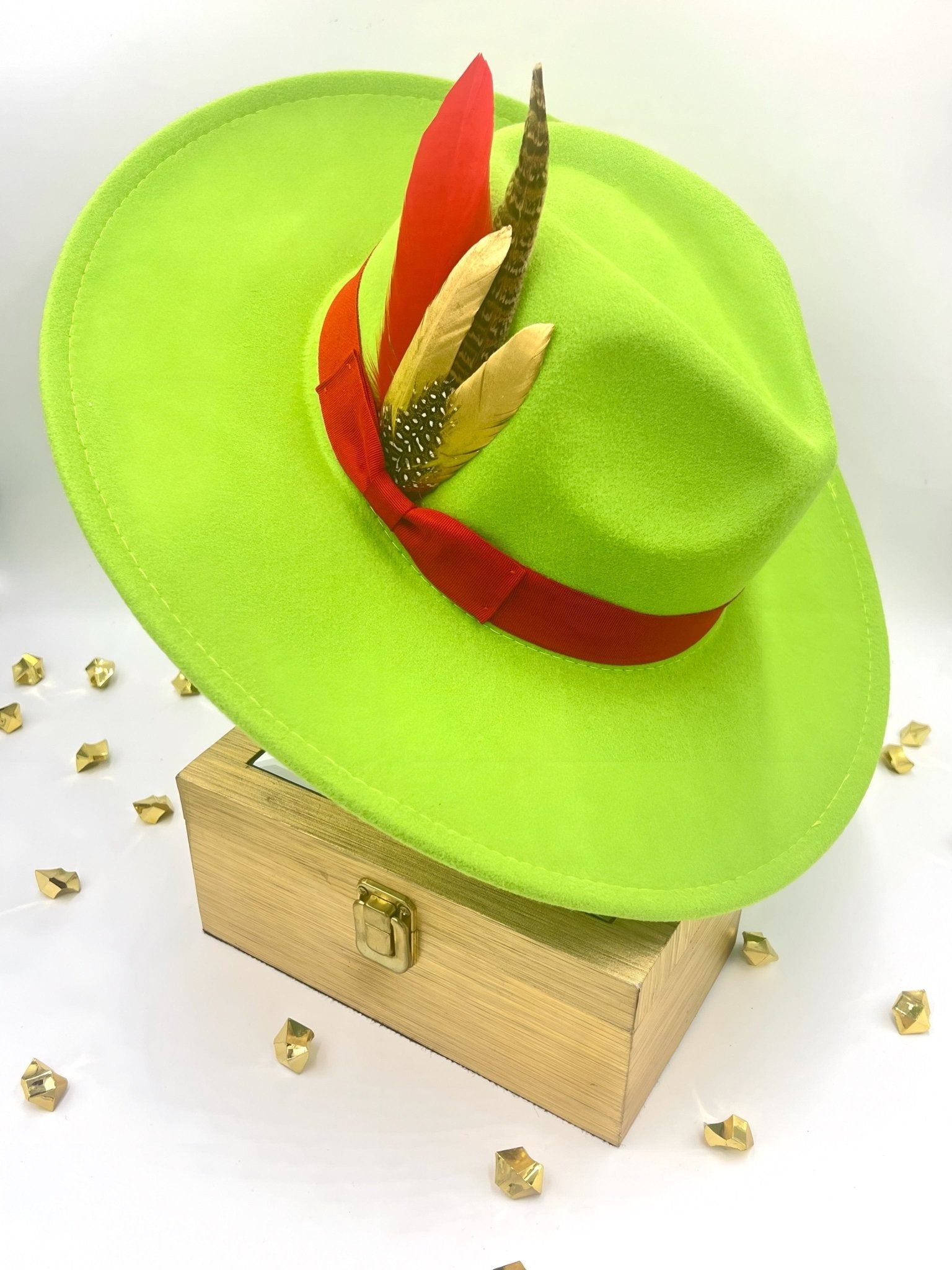 Luxury Fedora -Jollyranch - Accessorizmee
