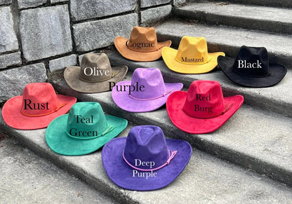 Flare premium Suede Cowboy Hat - Accessorizmee