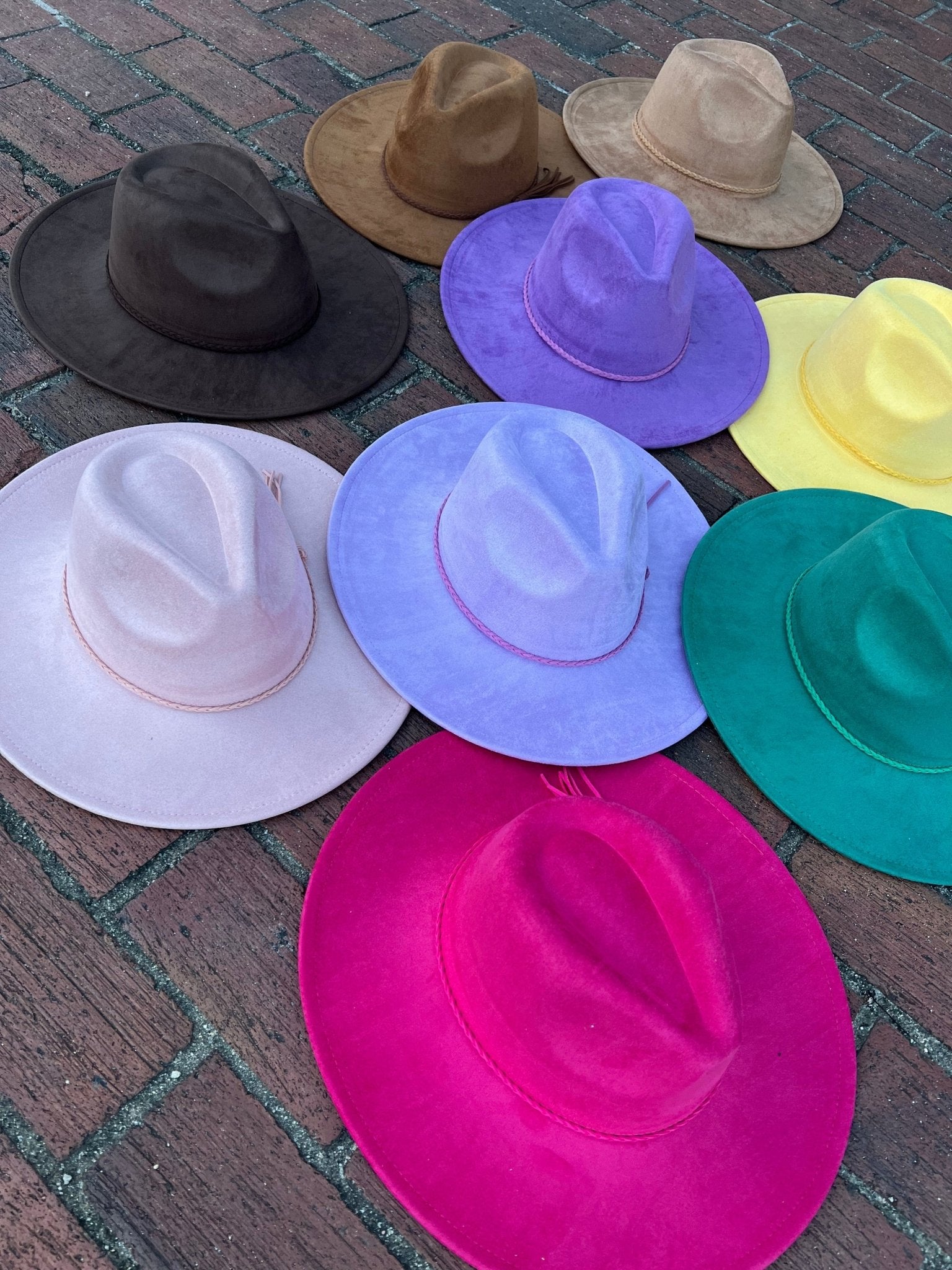 Premium Vegan Tribal Suede Fedora - Accessorizmee