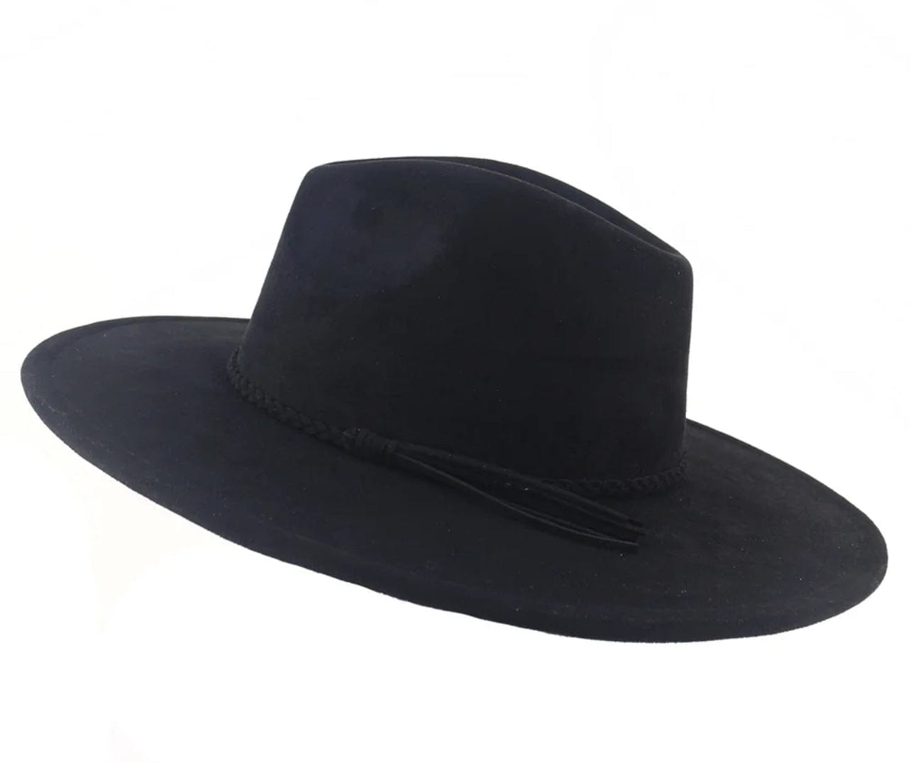 Premium Vegan Tribal Suede Fedora - Accessorizmee