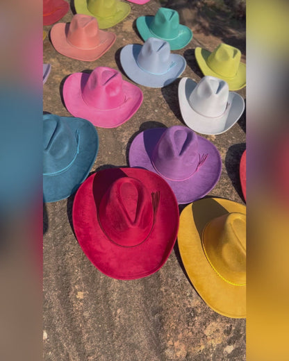 Premium Suede Relaxed Cowboy hat