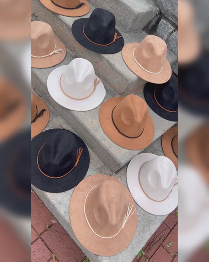 Classic Suede Fedora  Hat