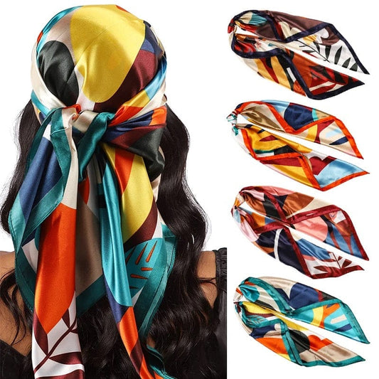 Satin Multi Color scarf - Accessorizmee