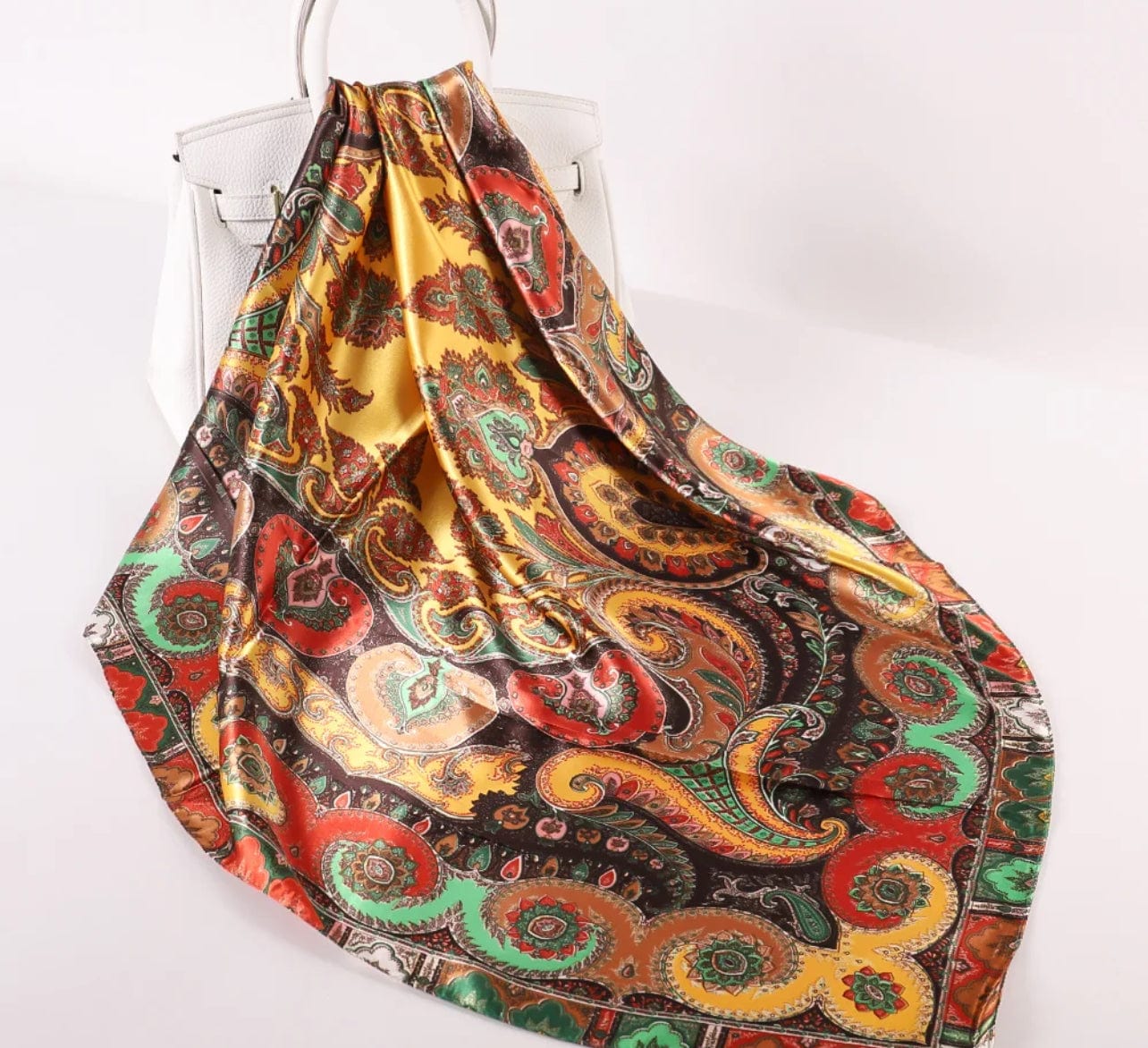 Satin Multi Color scarf - Accessorizmee
