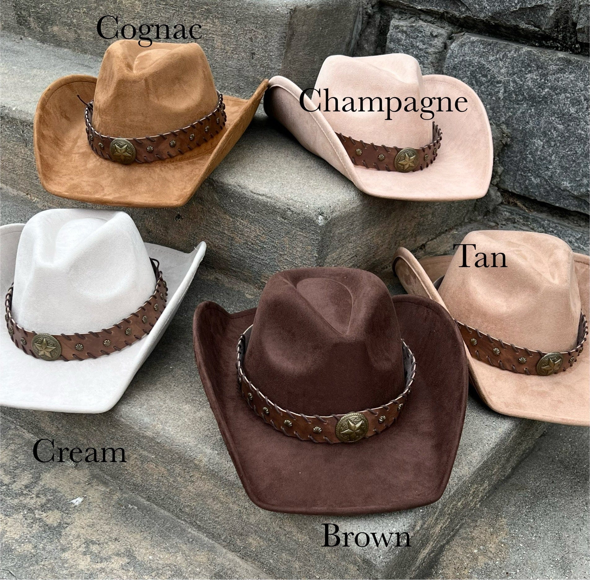 Starlight Suede Cowboy Hat - Accessorizmee