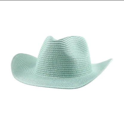 Straw Cowboy Breathable Hat - Accessorizmee