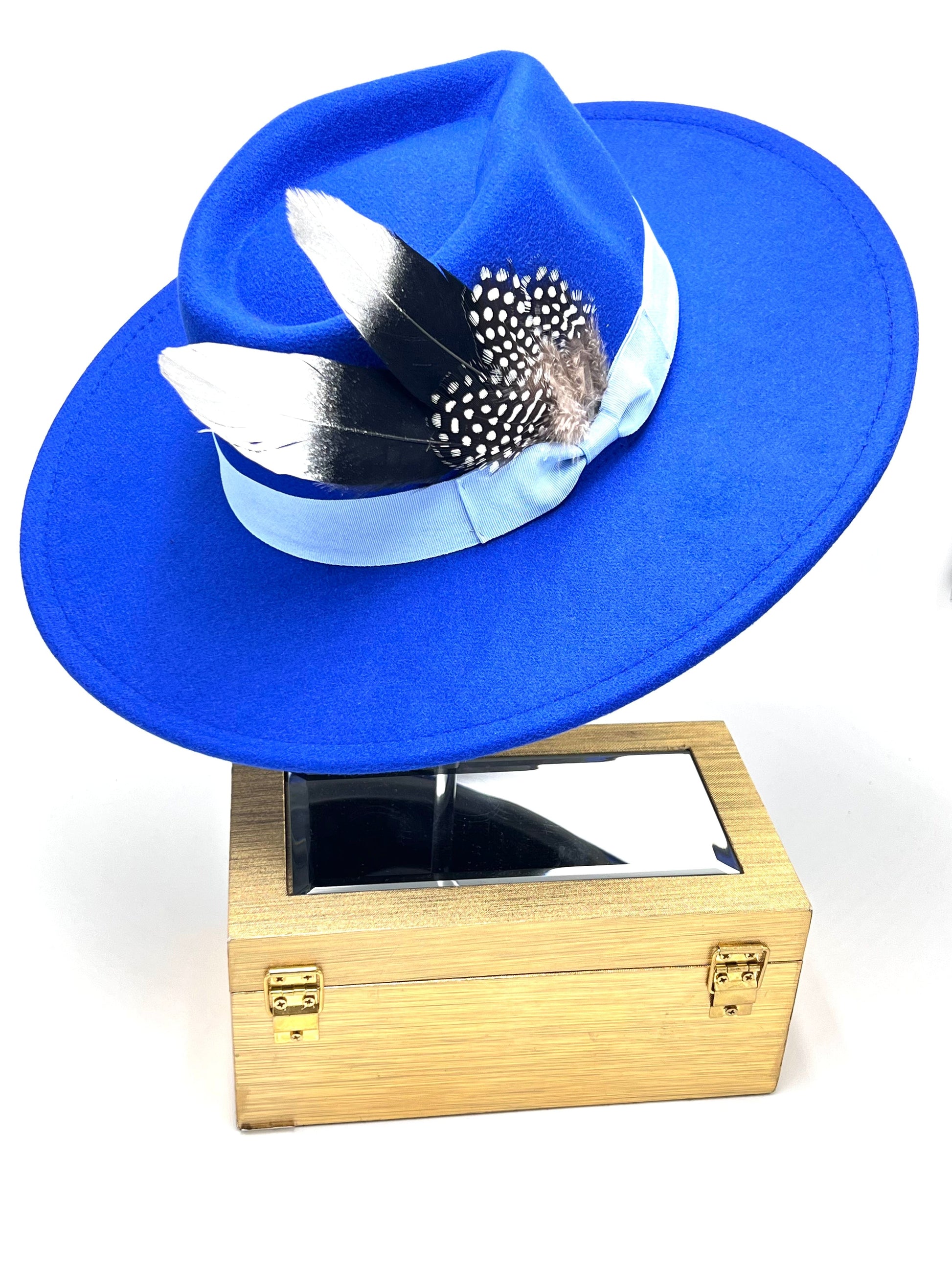 Luxury Bow Tie Fedora -Royalty - Accessorizmee