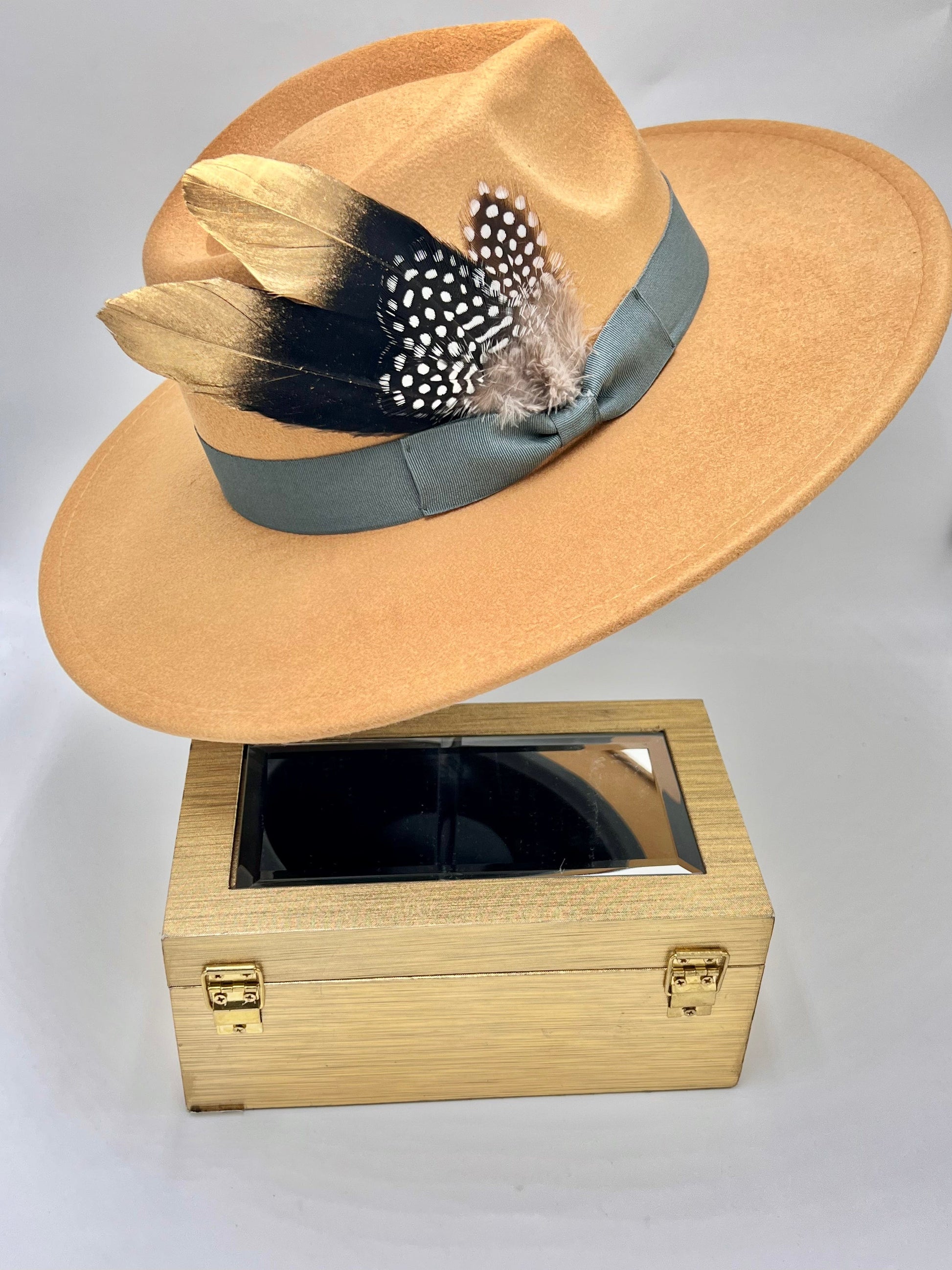 Luxury Fedora -Smoke - Accessorizmee